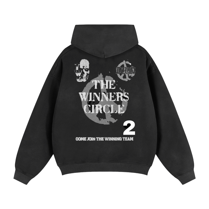 TWO ZIP BOX HOODIE
