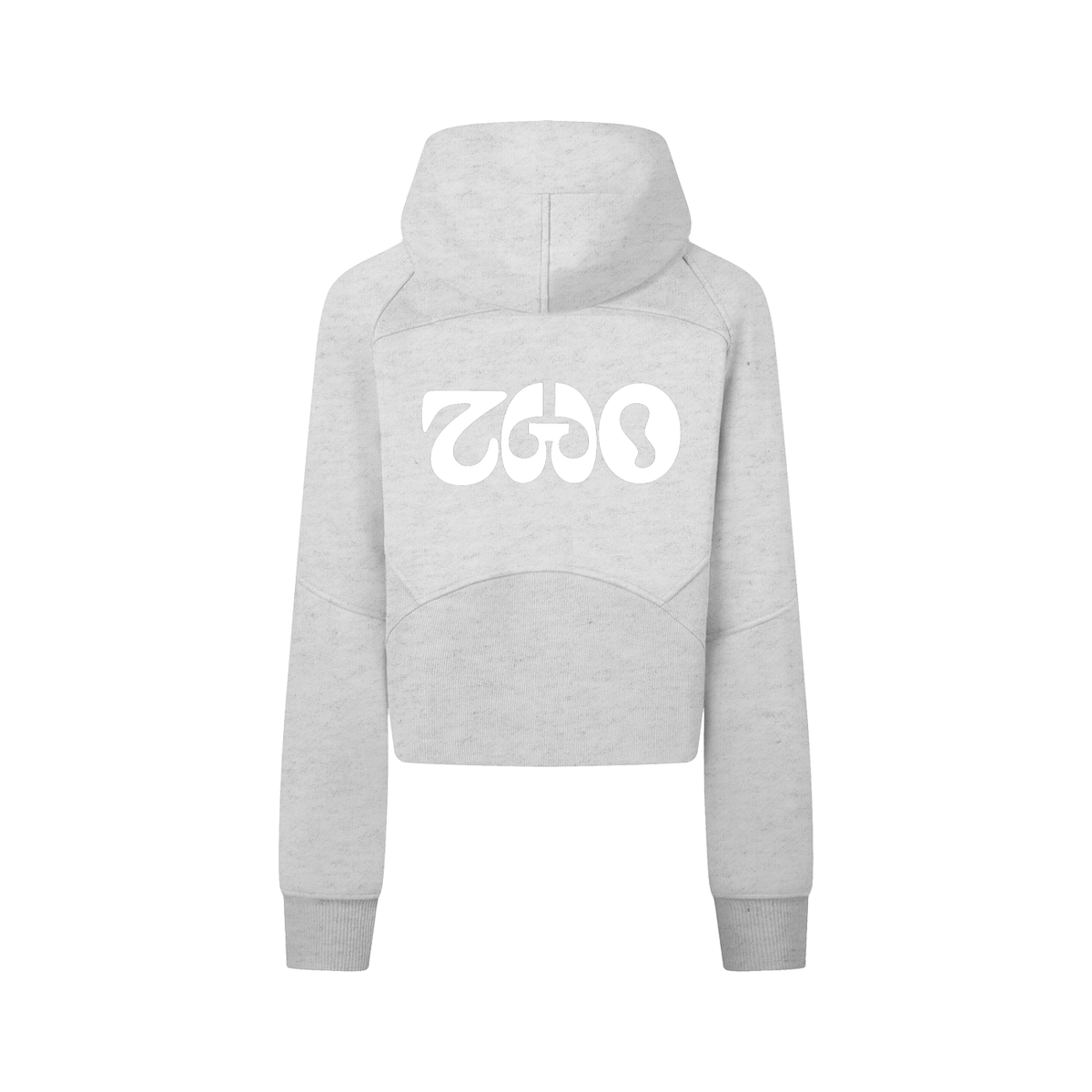 2Cropped Zip-Hoodie