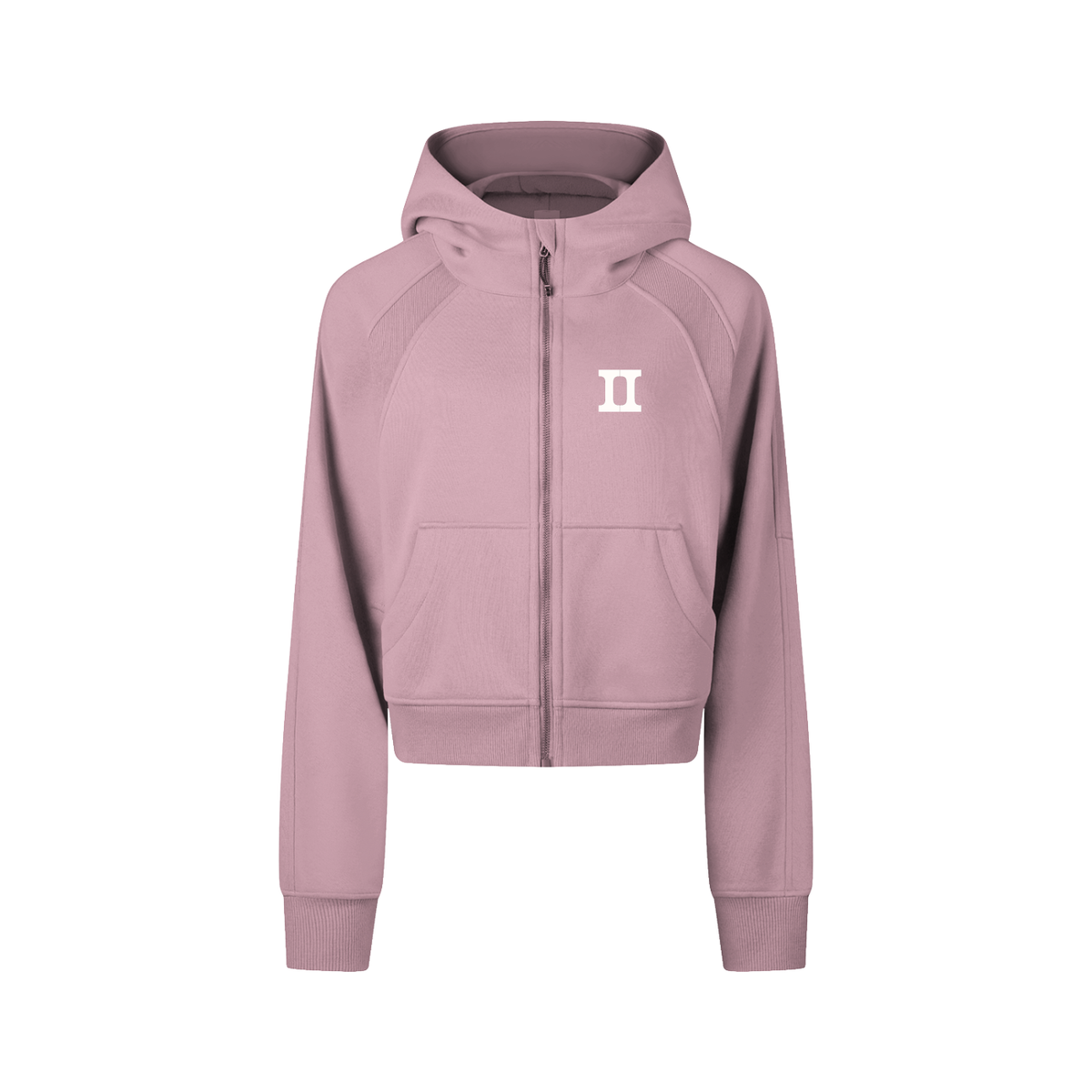 2Cropped Zip-Hoodie